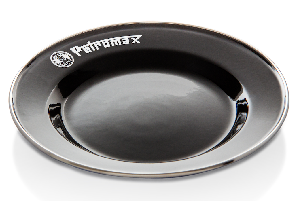 Petromax Enamel Plates black (2 pieces in Set)