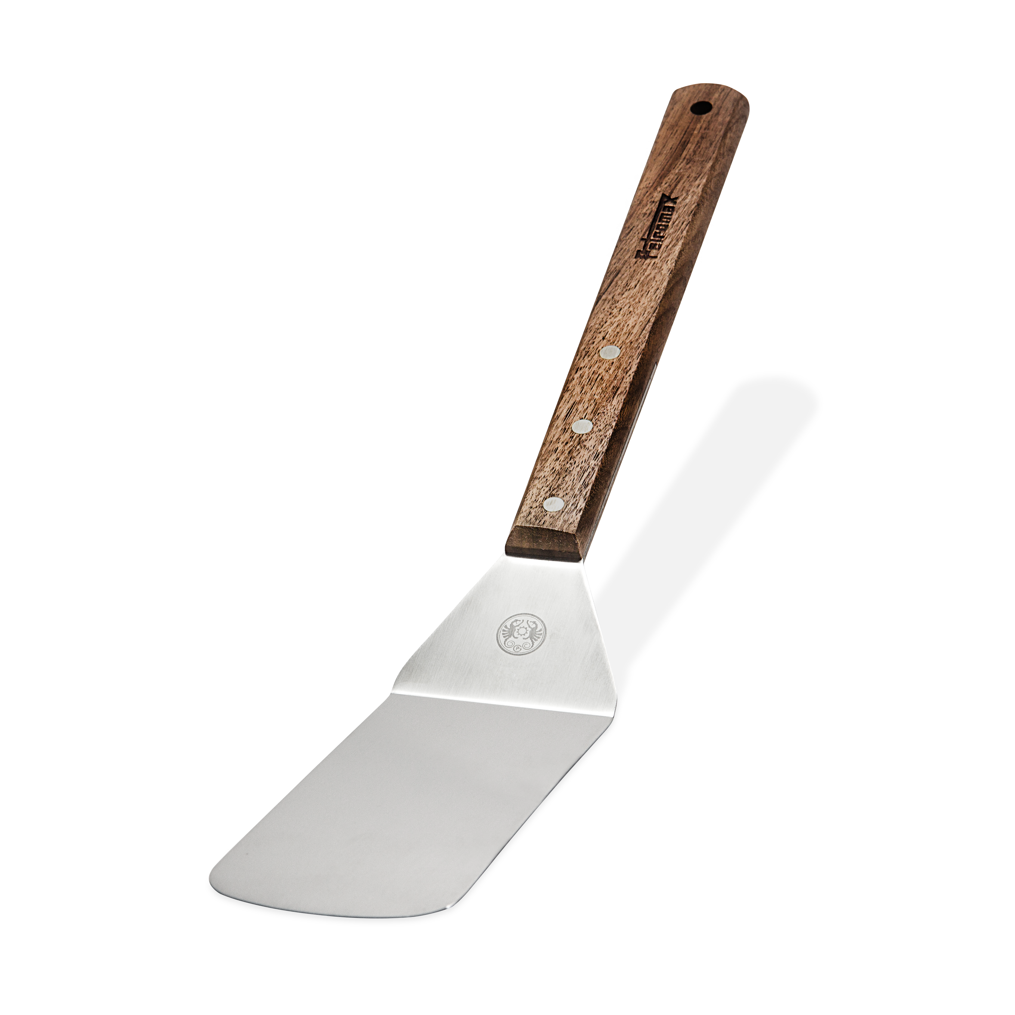 Flexible spatula with long handle