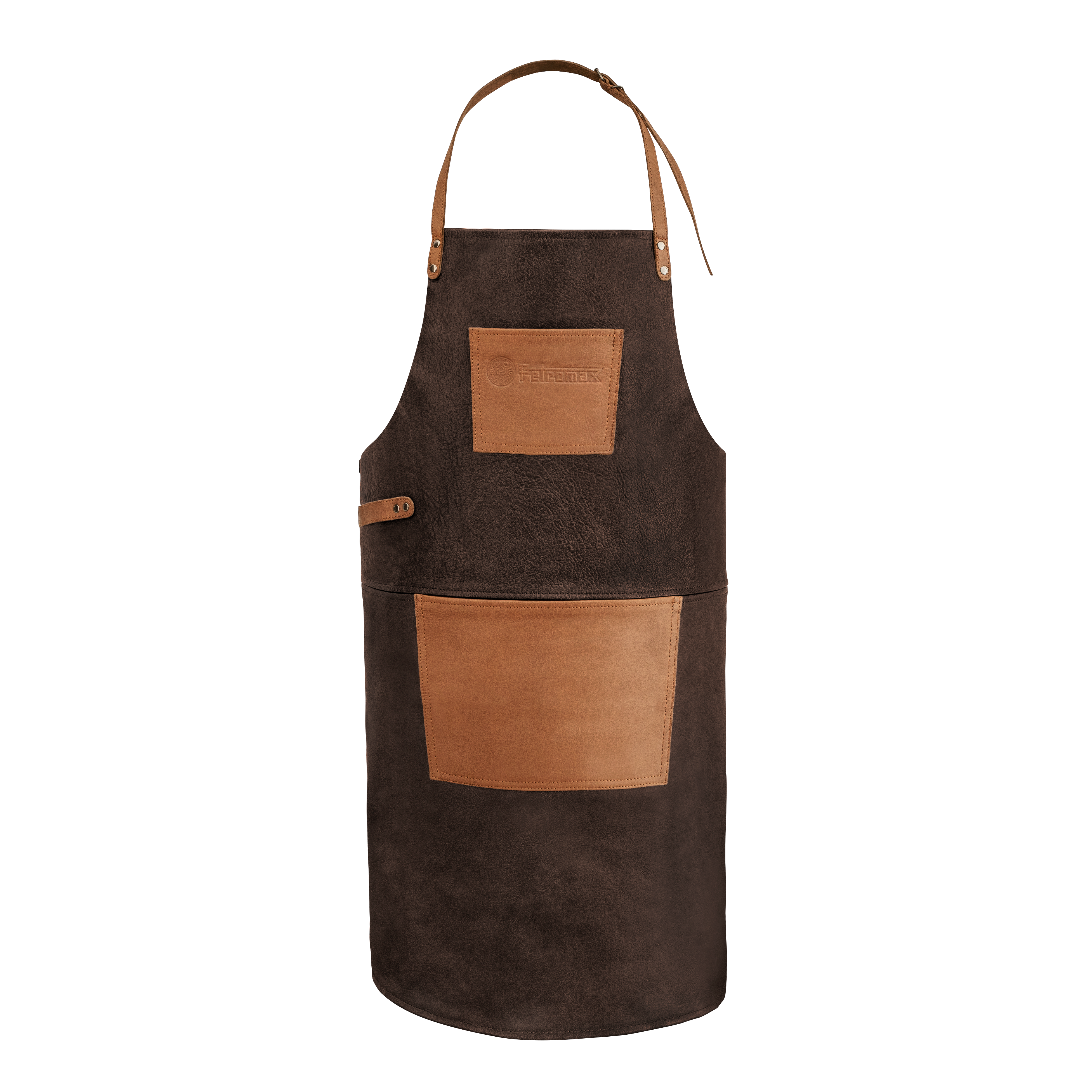 Buff Leather Apron with neck strap